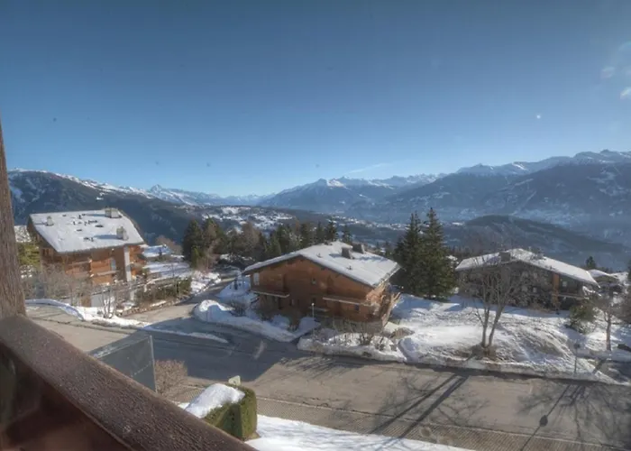 Apartmán Gemeaux 204 Sur La Place Du Village A Avec Vue Sur Les Alpes Anzère
